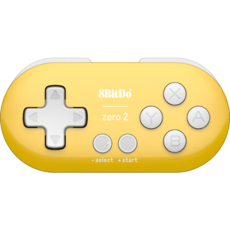 8BitDo Zero2 블루투스 게임패드 닌텐도 스위치 조이패드 블루투스패드, 8Bitdo Zero2 (옐로우), 1개