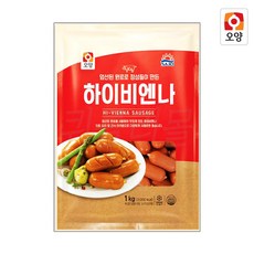 [제이케이푸드] 사조 오양 하이비엔나 1kg 줄줄이 비엔나 소세지, 1개