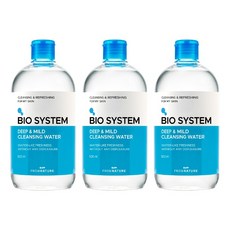 프럼네이처 바이오 시스템 저자극 클렌징 워터 500ml 3개