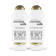 OGX 코코넛 밀크 샴푸 컨디셔너 세트 각 750 ml, 단품, 1세트, 750ml