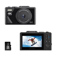 RUN기술 WIFI 6400W 픽셀 HD 디지털 카메라 + 32GB 메모리