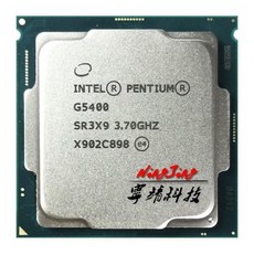 인텔 펜티엄 G5400 중고 듀얼 코어 쿼드 스레드 CPU 프로세서 4M LGA 1151 3.7 GHz, 한개옵션0 - g5400