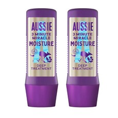 호주 오지 Aussie Miracle Moist 3 미닛 미라클 메이트 딥 트리트먼트, 2개, 225ml