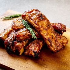 크로바 바베큐 폭립 1kg /수입산/무료배송, 1개