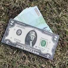 행운의 2달러 선물첩(진짜 지폐 포함) 상품 이미지