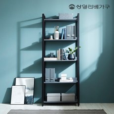 상일리베가구 더스틸 800 5단 책장, 화이트그레이
