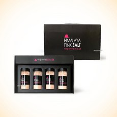 히말라야 핑크소금 4병 선물세트 프리미엄 미네랄 소금