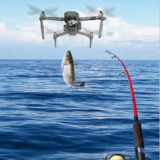 DJI Mavic 2 Pro 줌 드론 낚시 용 에어 드롭 에어 드롭 시스템 Shinkichon Pelter Fish Bait 광고 링