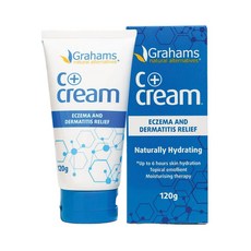 Grahams 호주 그라함 네츄럴 엑지마 크림 120g C+ Eczema Dermatitis Cream, 1개