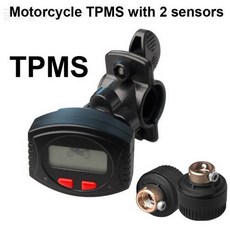 오토바이 TPMS 적용가능한 the 2 휠 방수 chargable LCD 브라켓 PSI/ 바 타
