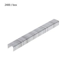 A2UD 2400 Pcs 스테이플 건 스테이플러 용 스테이플 10x8mm 손톱 모양의 문, 1개, 1) Silver