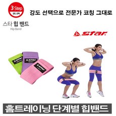 somi [단계별 스타 힙밴드] 홈트.필라테스 운동시 필수!! 성난엉덩이 어흥밴드로 힙업, 핑크(초보자 입문용Light)