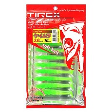 [TIREX] 케이무라 갈치웜 3인치, 화이트