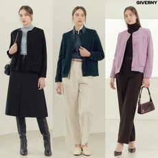루시앙 지베르니 23FW 울 블렌디드 트위드 자켓