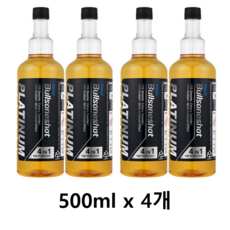 1+1 불스원샷 플래티넘 불소원샷 불스원 디젤 500ml 4in1, 4개