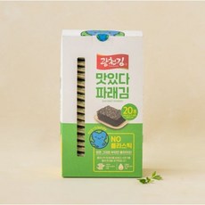 맛있다! 파래김 광천김 100g (5g*20) 새포장, 5g, 20개