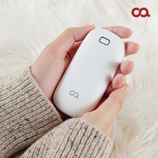 오아 쏙핸디난로 USB 충전식 보조배터리 케이블 겸 휴대용 손난로, OHW-003WH