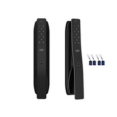 베스틴 IDL-300F WNK(블랙) 푸시풀도어락 지문인식, 자가설치