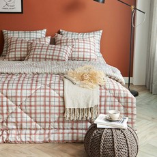 빈티지체크이불