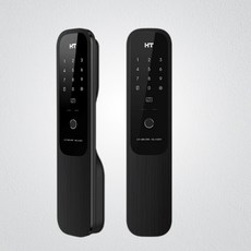 현대HT HDL-A1001F 블랙 지문형 도어락 즉시잠김 (자가설치)