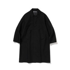 로드 존 그레이 hyde light balmacaan coat black