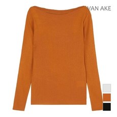 반에이크 보트넥 무지 니트티셔츠 VA8YKTQ308Z