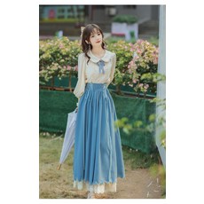 개화기의상 경성의복 빈티지 프랑스 복고풍 궁전 스타일 공주 드레스