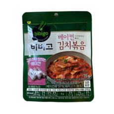 비비고 베이컨 김치볶음, 20개, 70g
