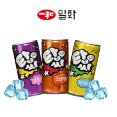 탑씨 190mL 3종 (오렌지/파인/포도) 10캔씩 총 30캔 탄산음료 안심박스포장, 30개