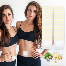 배꼽용 일회용 캐스터 오일 패치 108개 화이트 팩 벨리 랩 커버 128200, 화이트 45개