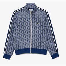 라코스테 모노그램 하이넥 집업 트랙탑 SH1368-53N