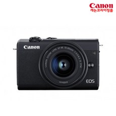 (U) 캐논 EOS M200+15-45mm kit 미러리스카메라, EOS M200+15-45mm kit 블랙