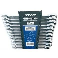 스마토 기어라쳇렌치세트 12pcs, 1개