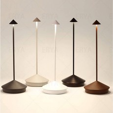 식탁등 조명 호텔 충전식 테이블 램프 다이닝 터치 LED 바 커피 피나 프로 Lampada Da Tavolo 책상, Gray_Type-C Dimming, 1개
