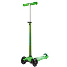 -Micro Maxi Deluxe 3 개의 바퀴 아기 용 슬림형 5-12 세 어린이를위한 스위스 디자인 미니 스쿠터 (Green), Green