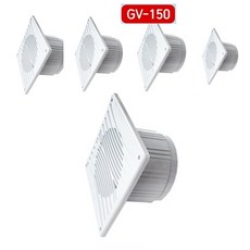 맴돌이 욕실 화장실 주방 환풍기 GV150, 화이트, 5개