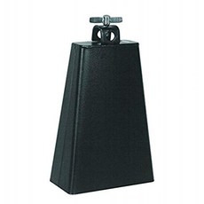Percussion Plus LC4BK 블랙 4 1/2 인치 카우벨, 단일옵션