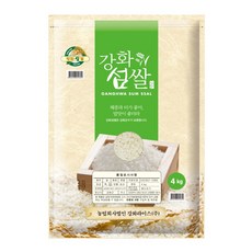 22년 강화섬쌀 4kg 상등급 강화도 햅쌀, 1개