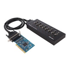 시스템베이스 Multi-8/LPCI RS232 (카드+패널) Multi-8/LPCI 카드 + Panel-4/RS232 8포트 RS232(Female) 패널(Panel)