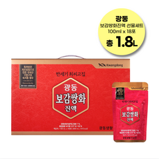 광동 보감쌍화진액 선물세트 (기프트용 박스포장) - 최신제조, 1세트, 1.8L