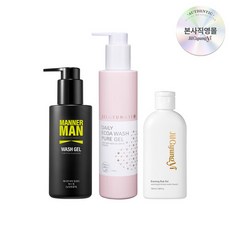 [질경이]여성청결제 퓨어젤 200ml+매너맨 남성청결제 150ml+이브닝 럽 젤 100ml, 옵션선택