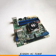 X10SDV-4C-TLN4F Xeon D-1521 NAS 서버 마더보드 NAS 17*17cm, [01] 마더 보드