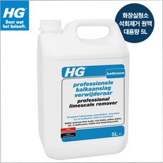 HG 초강력 욕실 화장실 석회제거제 원액 5L 대용량, 1개