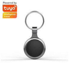 Tuya Anti-lost Tracker 무선 블루투스 위치 추적기 Bluetooth 스마트 GPS 트래커 Child Bag Alexa Tuya app가있는 아이템 파인더, [01] black, 1개