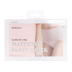 [비비안]앞무봉제 면스판 임부용팬티 컬러세트 BP6607