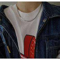 실버초커팔찌세트