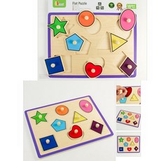 원목도형꼭지퍼즐