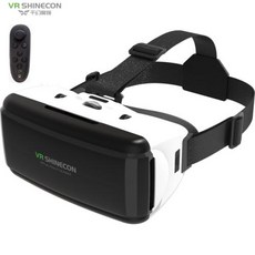 VR SHINECON BOX G06 VR Glasses 3D Glasses Virtual Reality Glasses VR Headset BOX For Google 판지 Smart, 3) Black controller, 1개