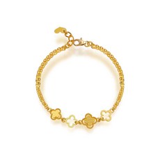 크로바순금팔찌