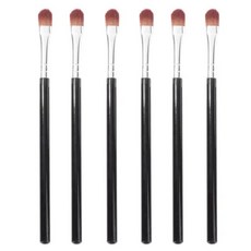 6 pcs 전문 메이크업 브러쉬 섀도우 브러쉬 세트 라이너 눈꺼풀 립 메이크업 브러쉬 합성 헤어 컨실러 메이크업 브러쉬, 1개, 01 6pcs